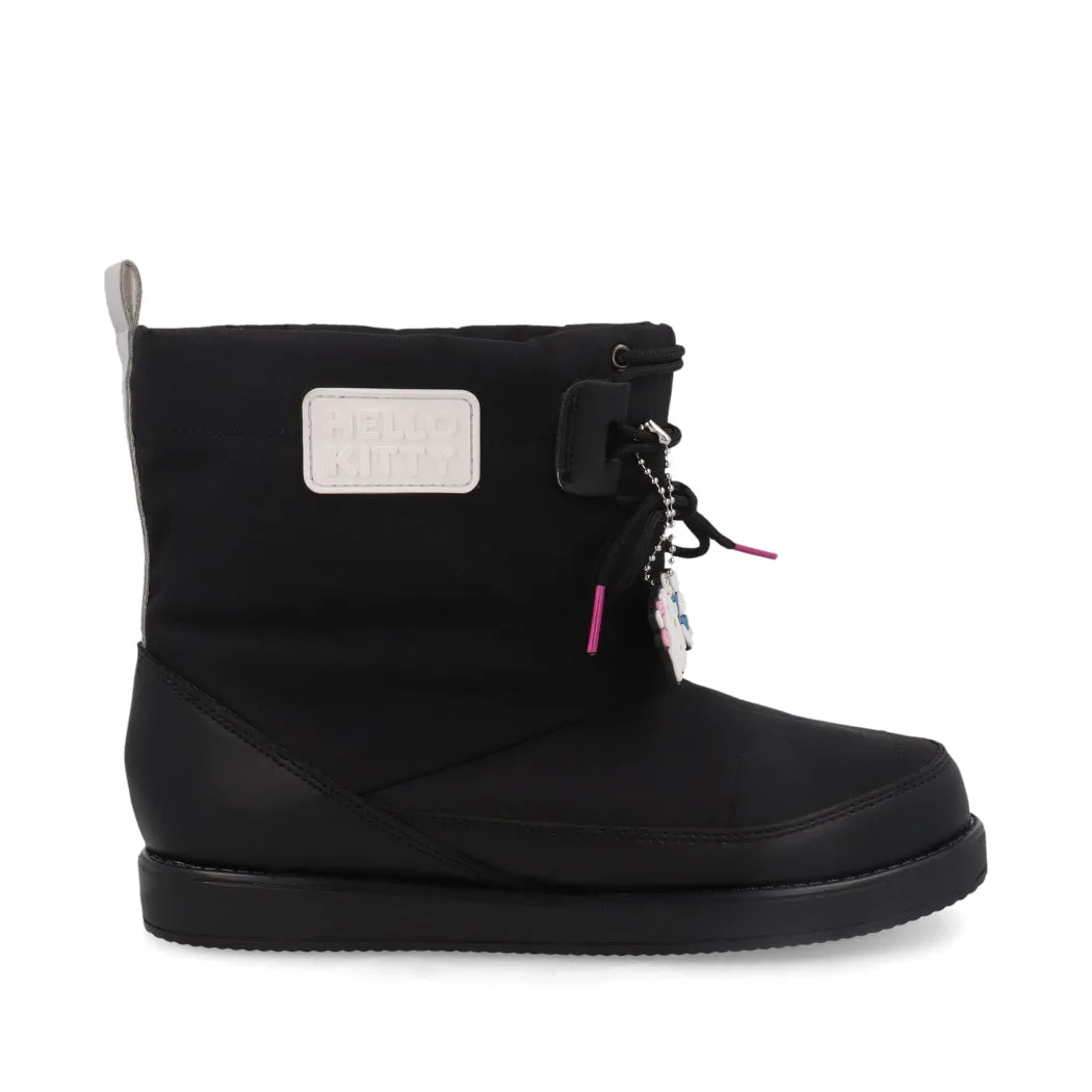 Botín Invernal Trender Hello Kitty color Negro para Mujer