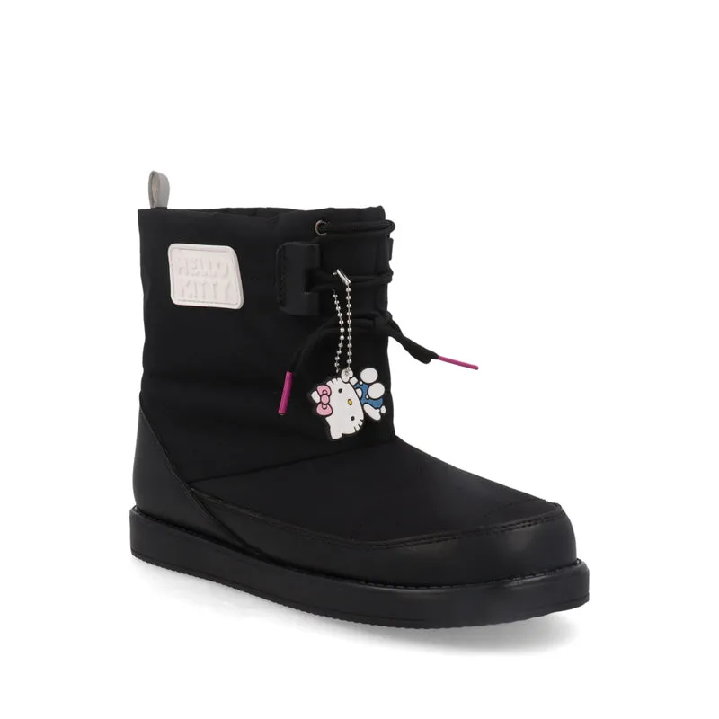 Botín Invernal Trender Hello Kitty color Negro para Mujer