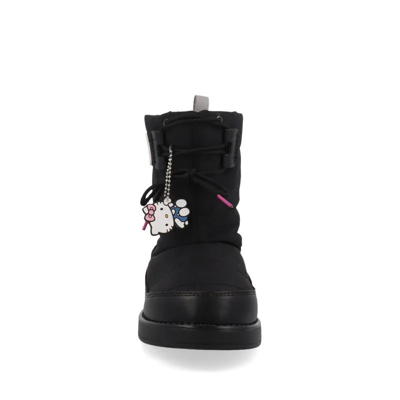 Botín Invernal Trender Hello Kitty color Negro para Mujer
