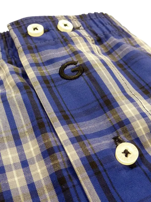 Boxer Giulio de Tela azul marino mod. Gower 