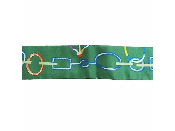 Bufanda Hermès Twilly en verde 