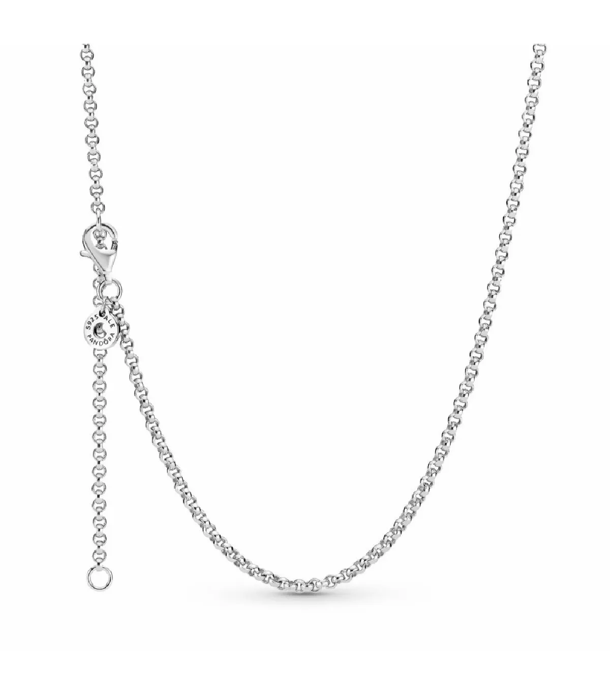 CADENA PANDORA PLATA ESLABONES REDONDOS  399260C00