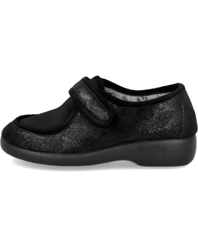 CALZADO DE CASA GARZON  DE MUJER 3070481 ZAPATILLAS DE CASA PARA MUJER  NEGRO