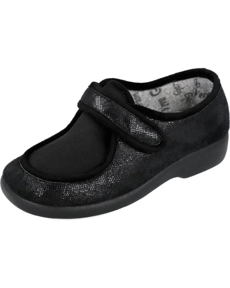 CALZADO DE CASA GARZON  DE MUJER 3070481 ZAPATILLAS DE CASA PARA MUJER  NEGRO