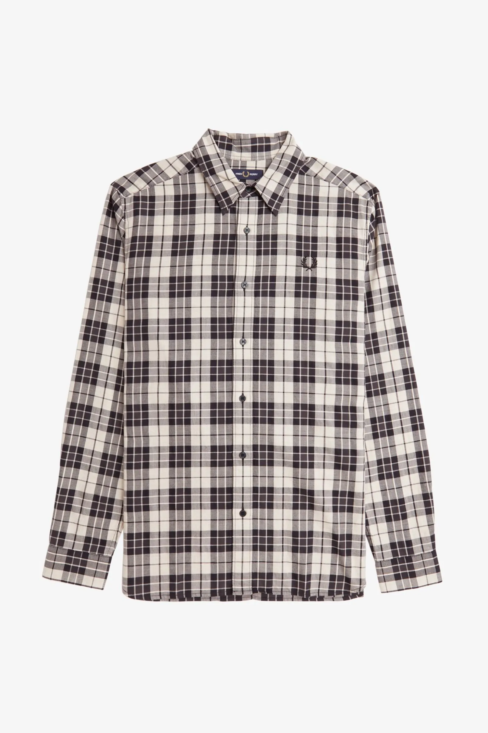 Camisa de sarga a cuadros escoceses
