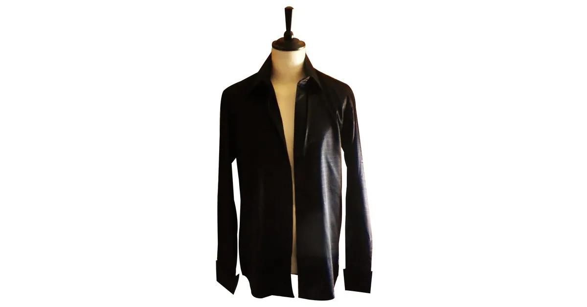 Camisa FRANCESCO SMALTO talla XL perfecto estado Negro 