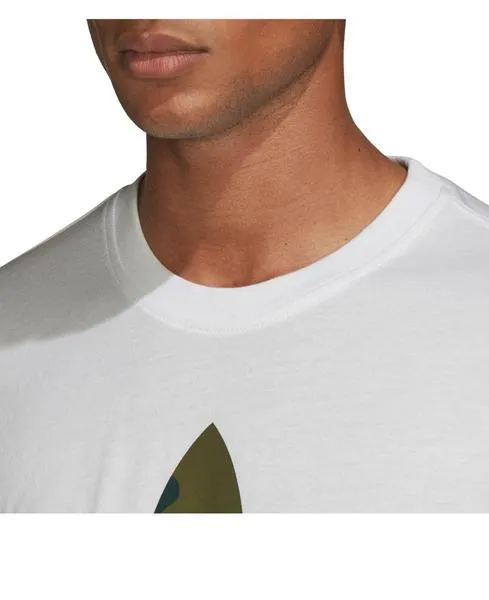 camiseta adidas camo blanco hombre