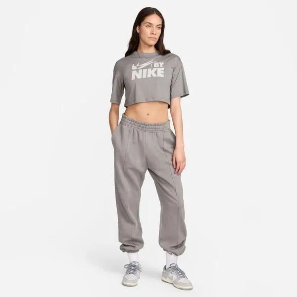 Camiseta Crop  Nike Gris