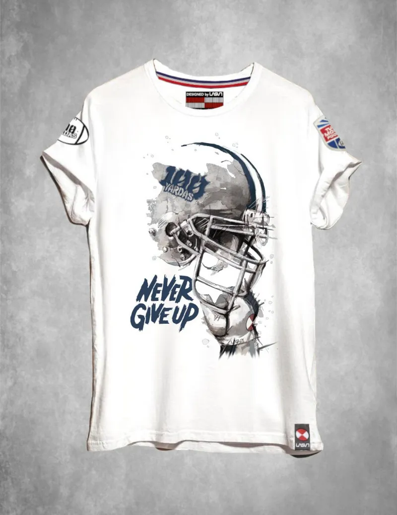 Camiseta de hombre NEVER blanco