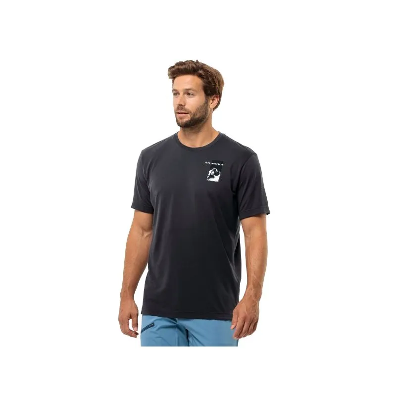 Camiseta hombre JACK WOLSKINS Vonnan s/s graphic (Phantom)