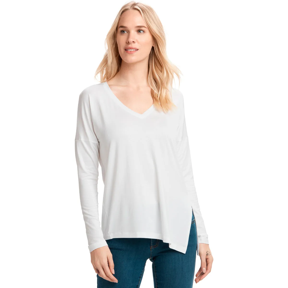 Camiseta Mujer Agda Long Sleeves Lole Blanco