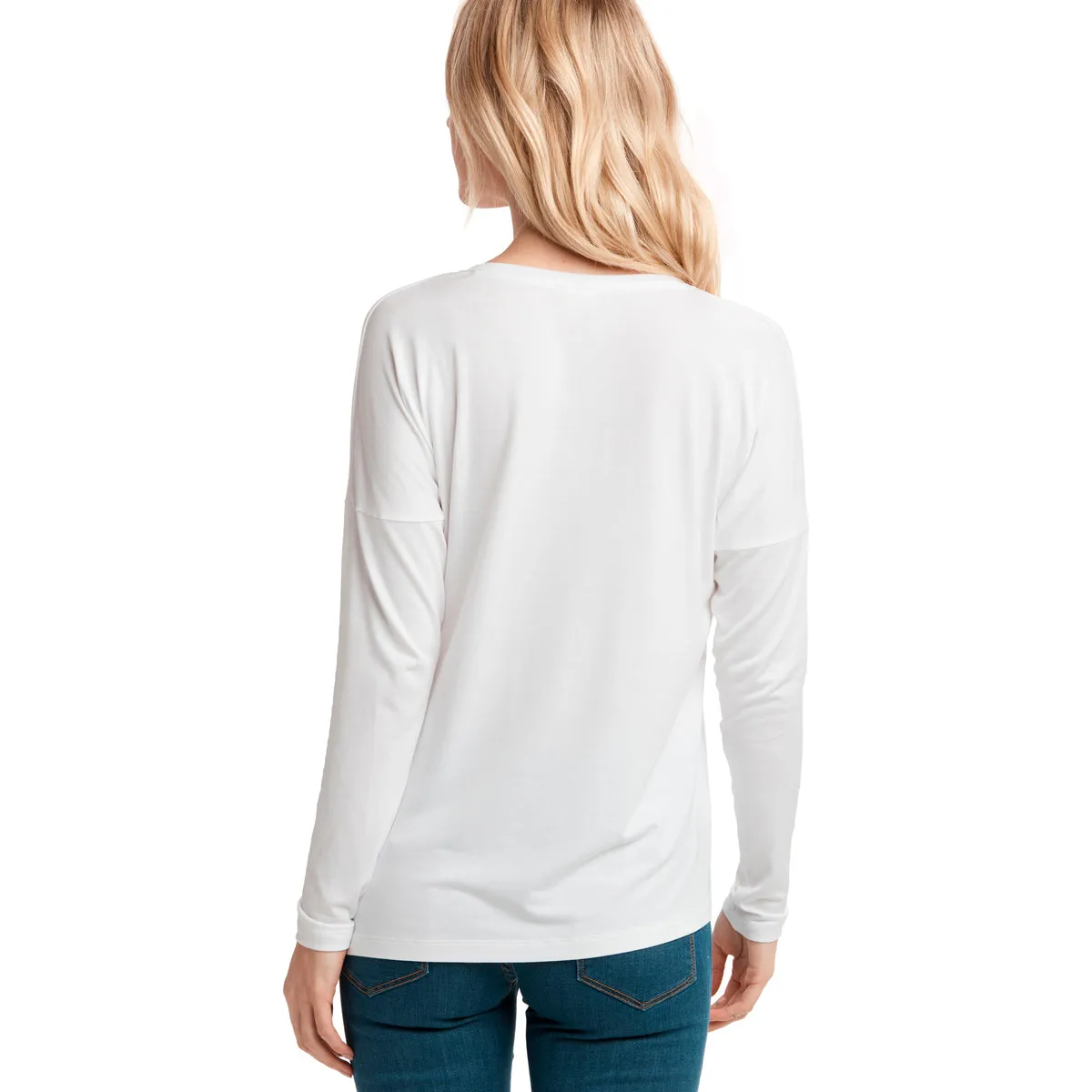 Camiseta Mujer Agda Long Sleeves Lole Blanco