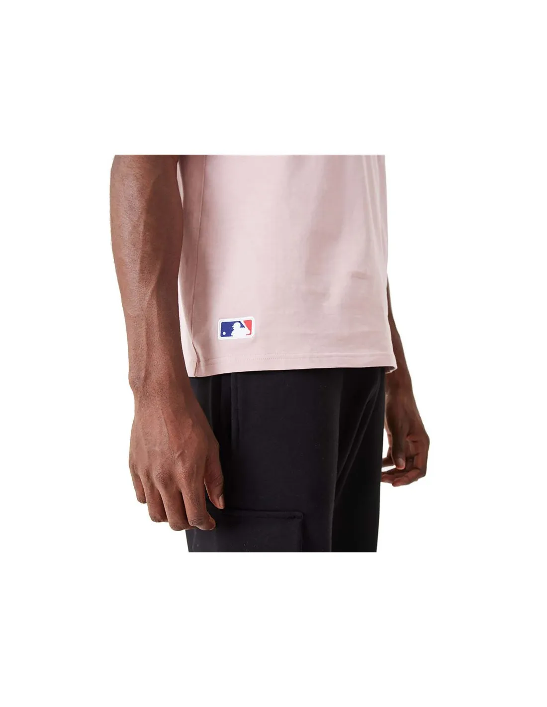 Camiseta New Era League Essentials New York Yankees Rosa