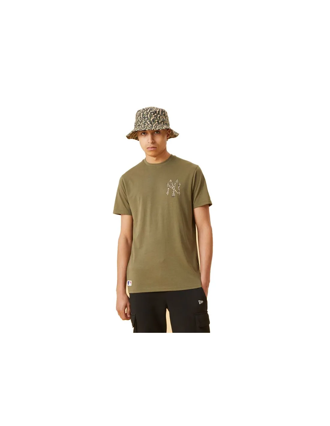 Camiseta New Era MLB New York Yankees M Khaki