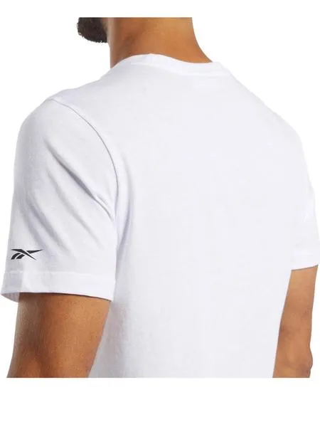 camiseta reebok blanco hombre