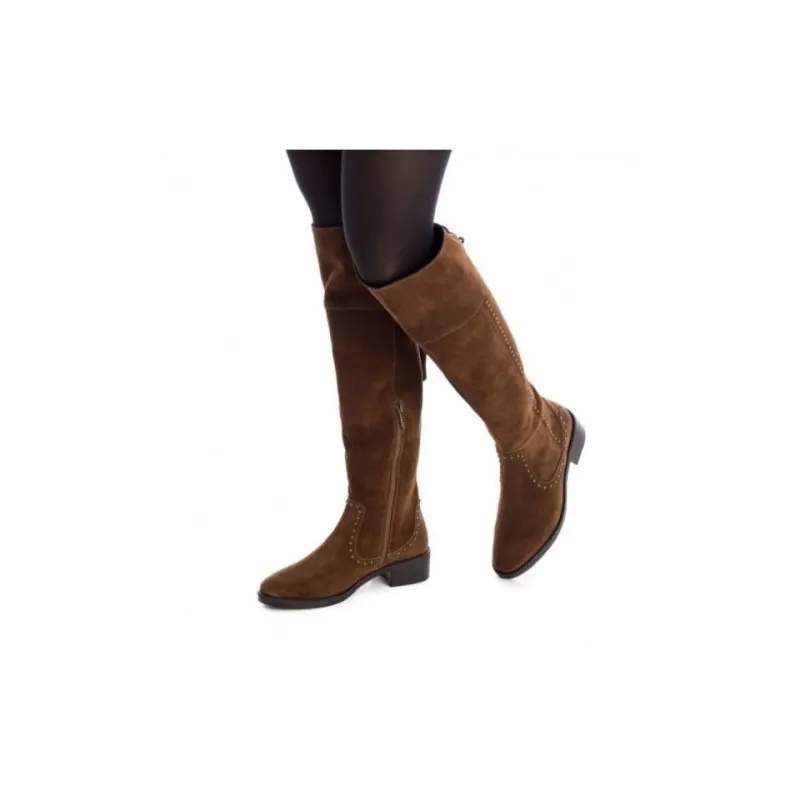 CARMELA 66364 BOTA ALTA ANTE BORLAS TRASERA