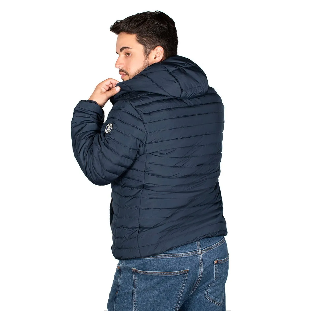 Chamarra De Pluma Hombre Plus Size
