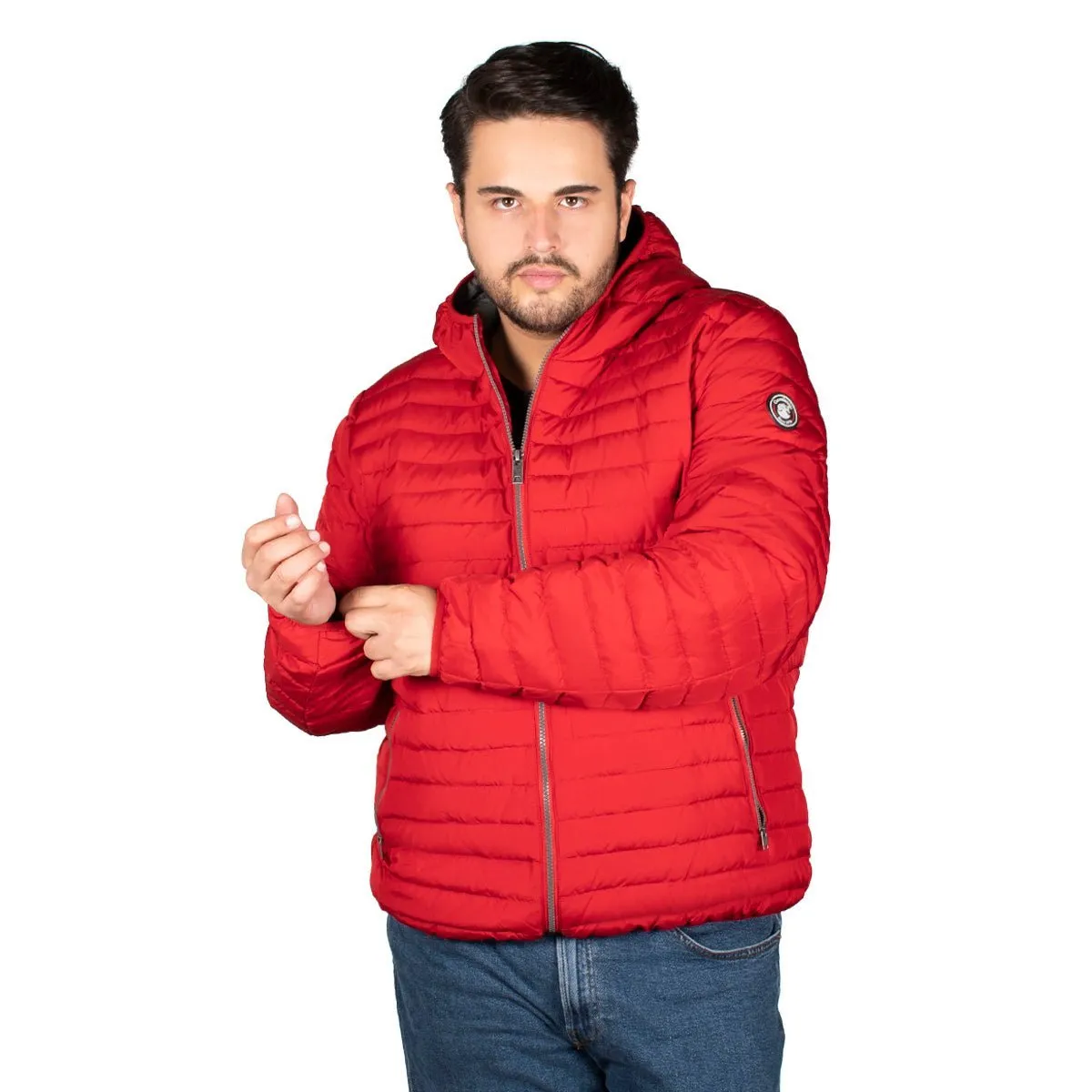Chamarra De Pluma Hombre Plus Size