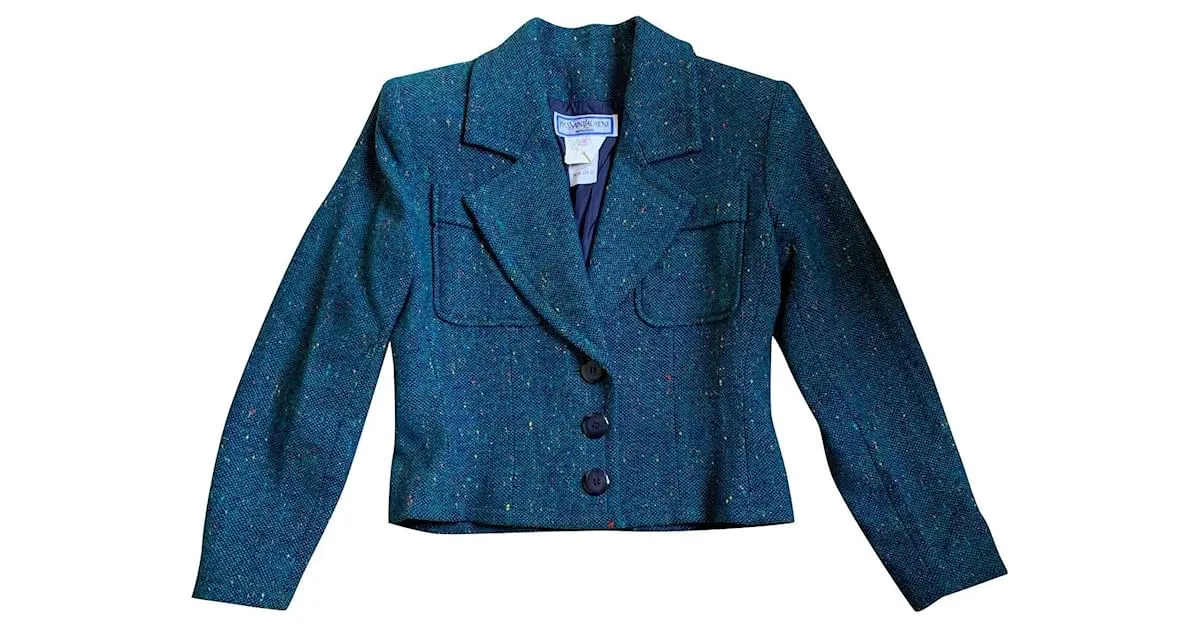 Chaqueta corta Yves Saint Laurent Multicolor 