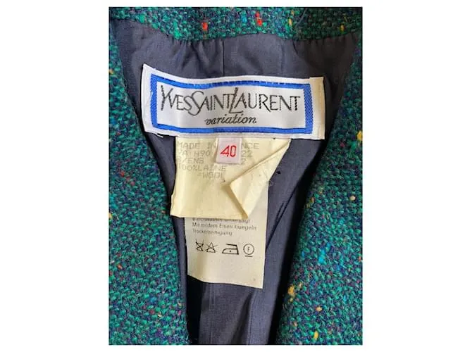 Chaqueta corta Yves Saint Laurent Multicolor 