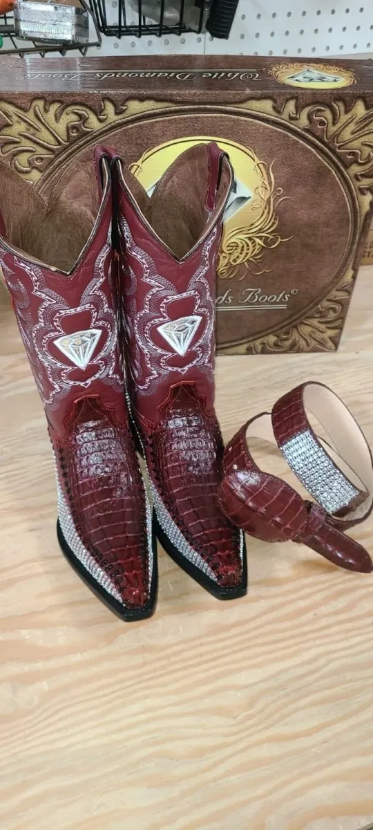 CINTO COCO DIAMANTE VINO WD1563
