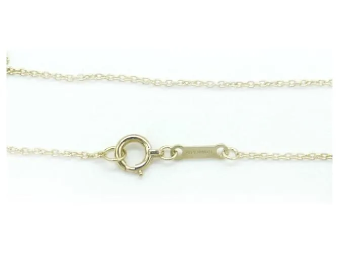 Collar de corazón de diamante de 18K Tiffany & Co. 
