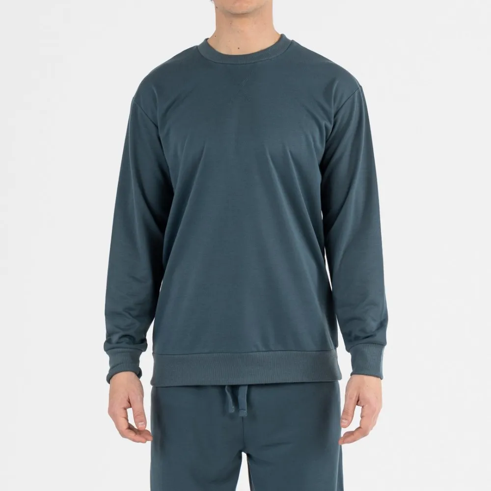 Conjunto deportivo largo hombre verde menta
