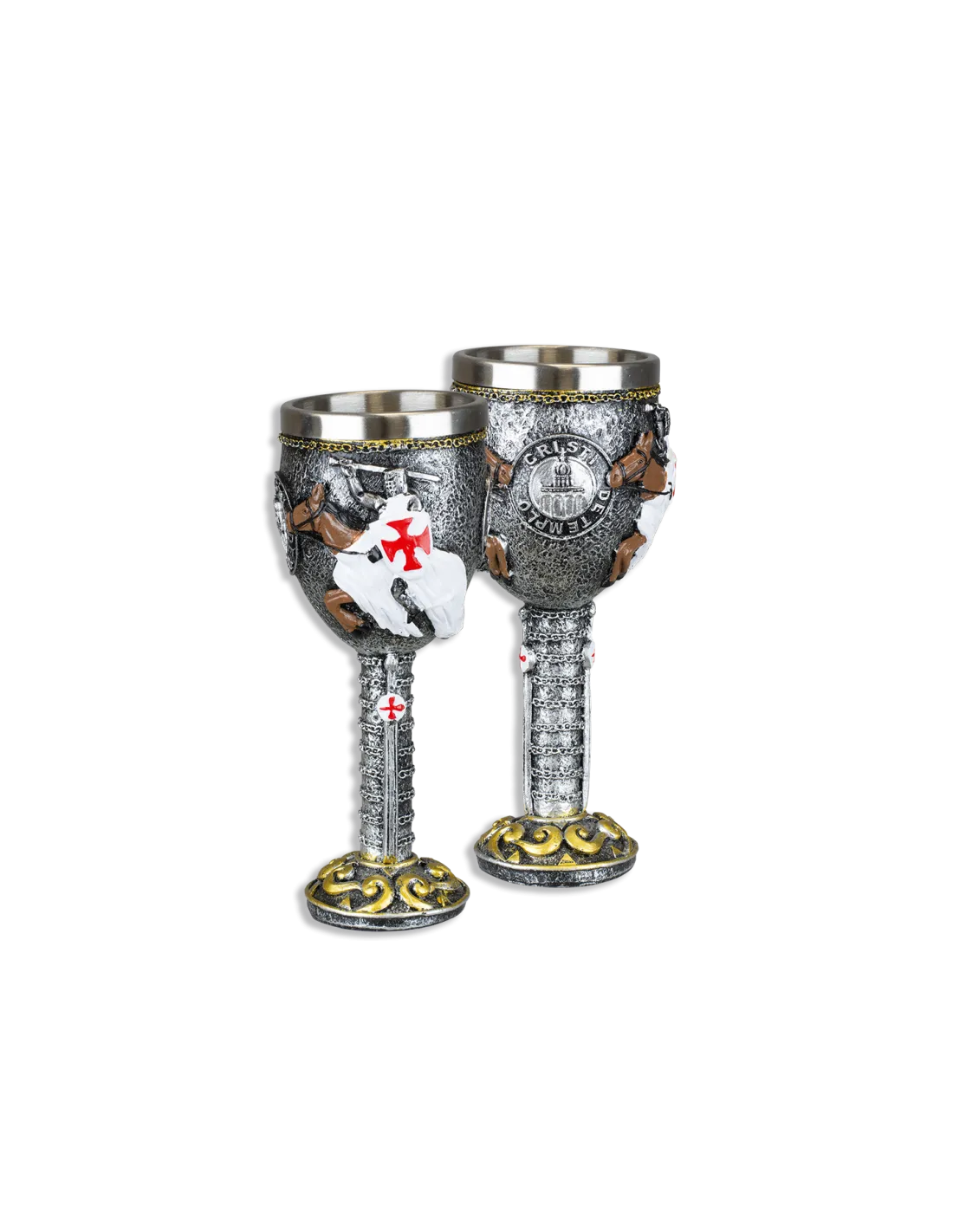 Copa de los caballeros templarios (18x7,6 cm.)
