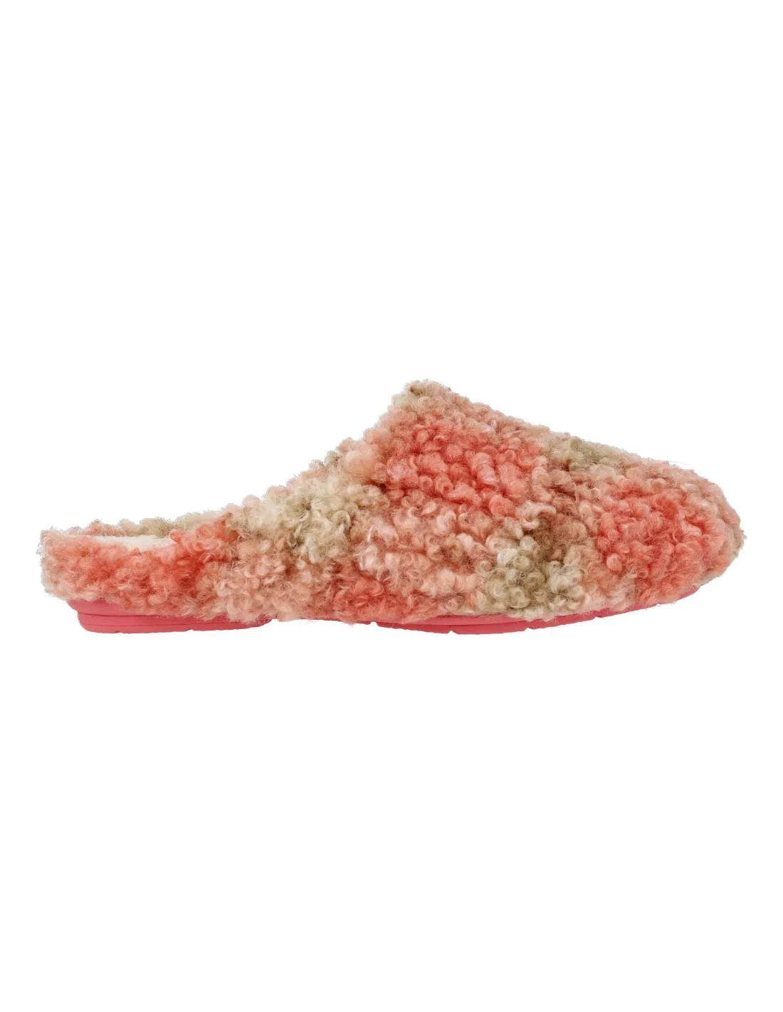 COSTA  ZAPATILLAS DE CASA CUADROS SALMóN