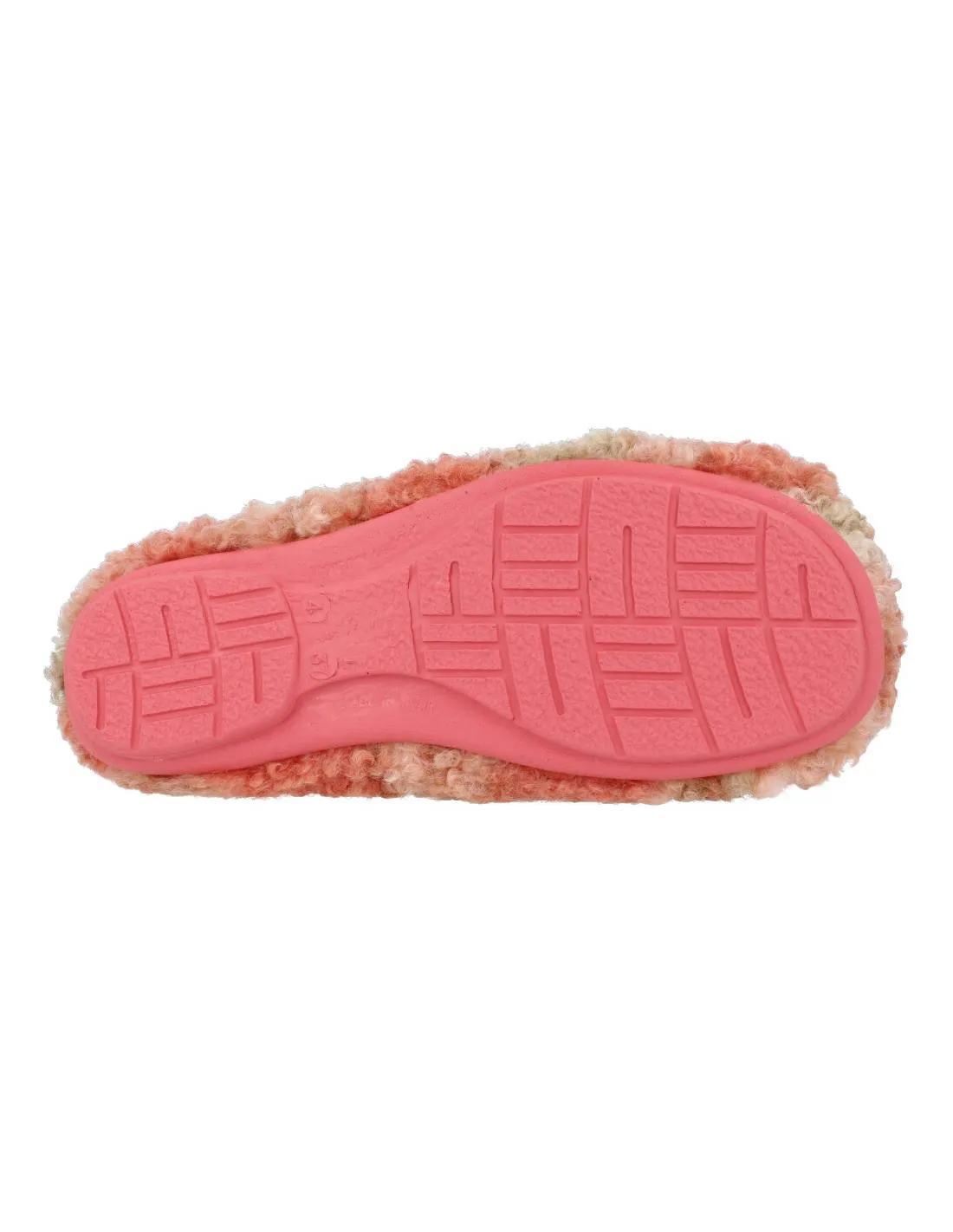 COSTA  ZAPATILLAS DE CASA CUADROS SALMóN