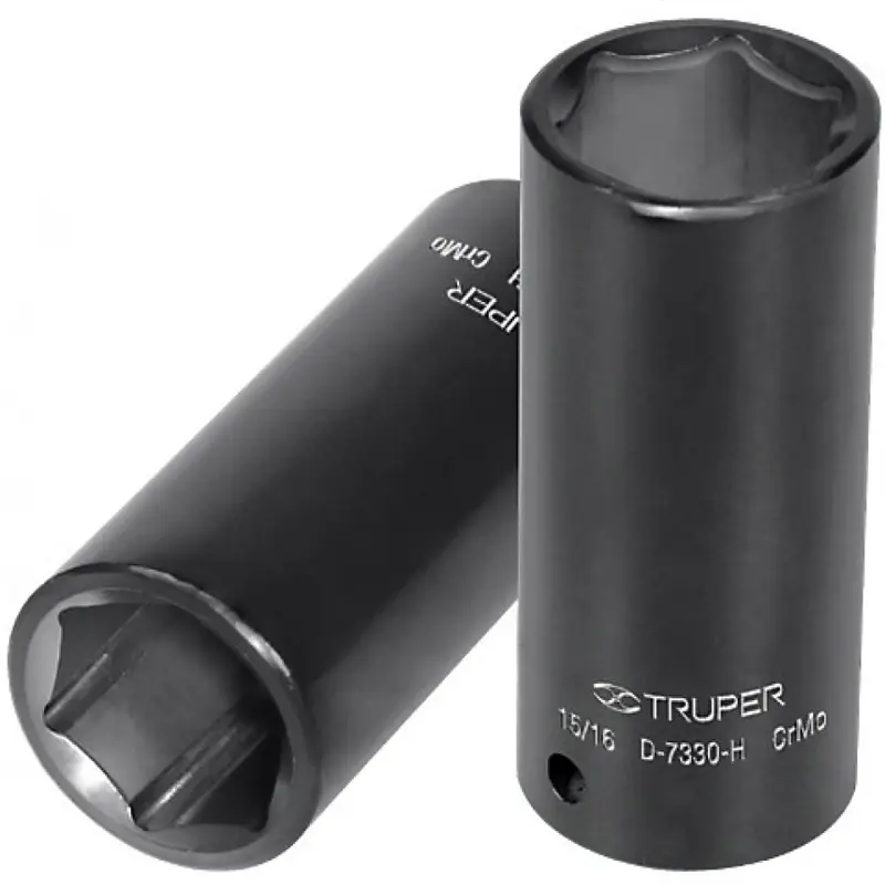 DADO LARGO DE IMPACTO 6 PUNTAS MILIMéTRICO TRUPER 12426  D7314M