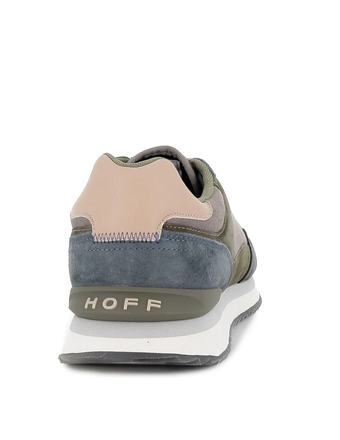 Deportiva urbana de piel multicolor negro para hombre HOFF