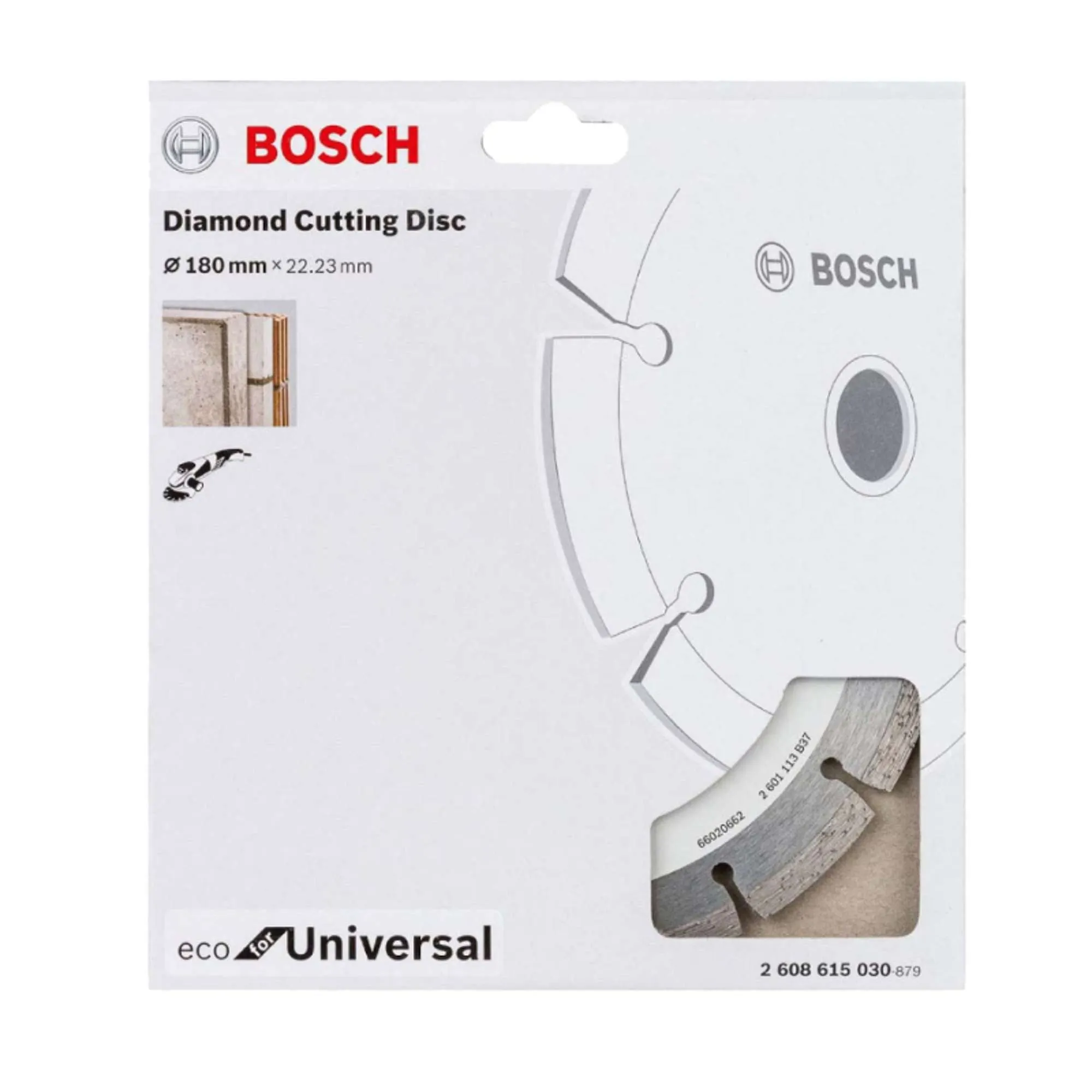 Disco diamantado segmentado 180x22,23x2,2x7mm/ECO For Universal