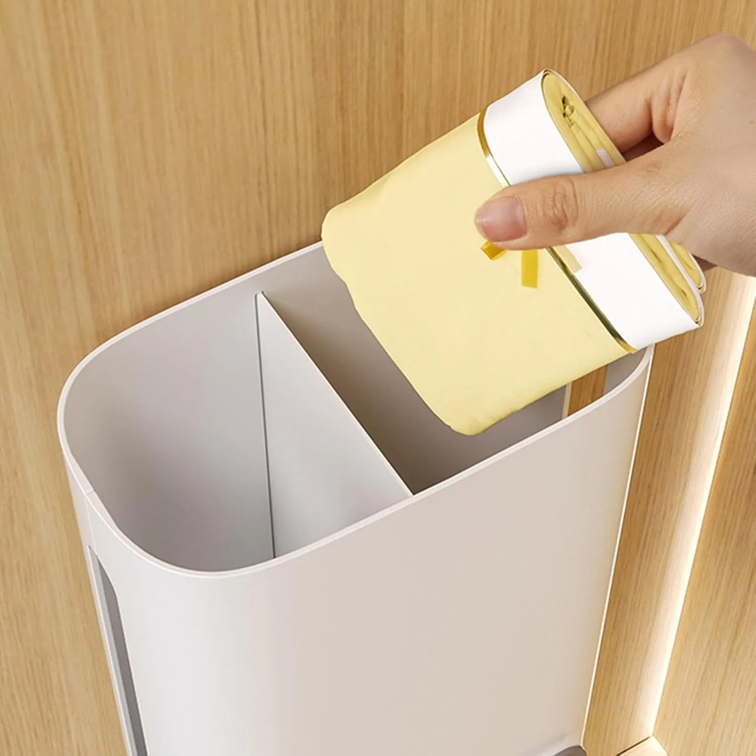 Dispensador de bolsas de comestibles  caja de almacenamiento de ropa interior  soporte para bolsas de basura para armario  despe