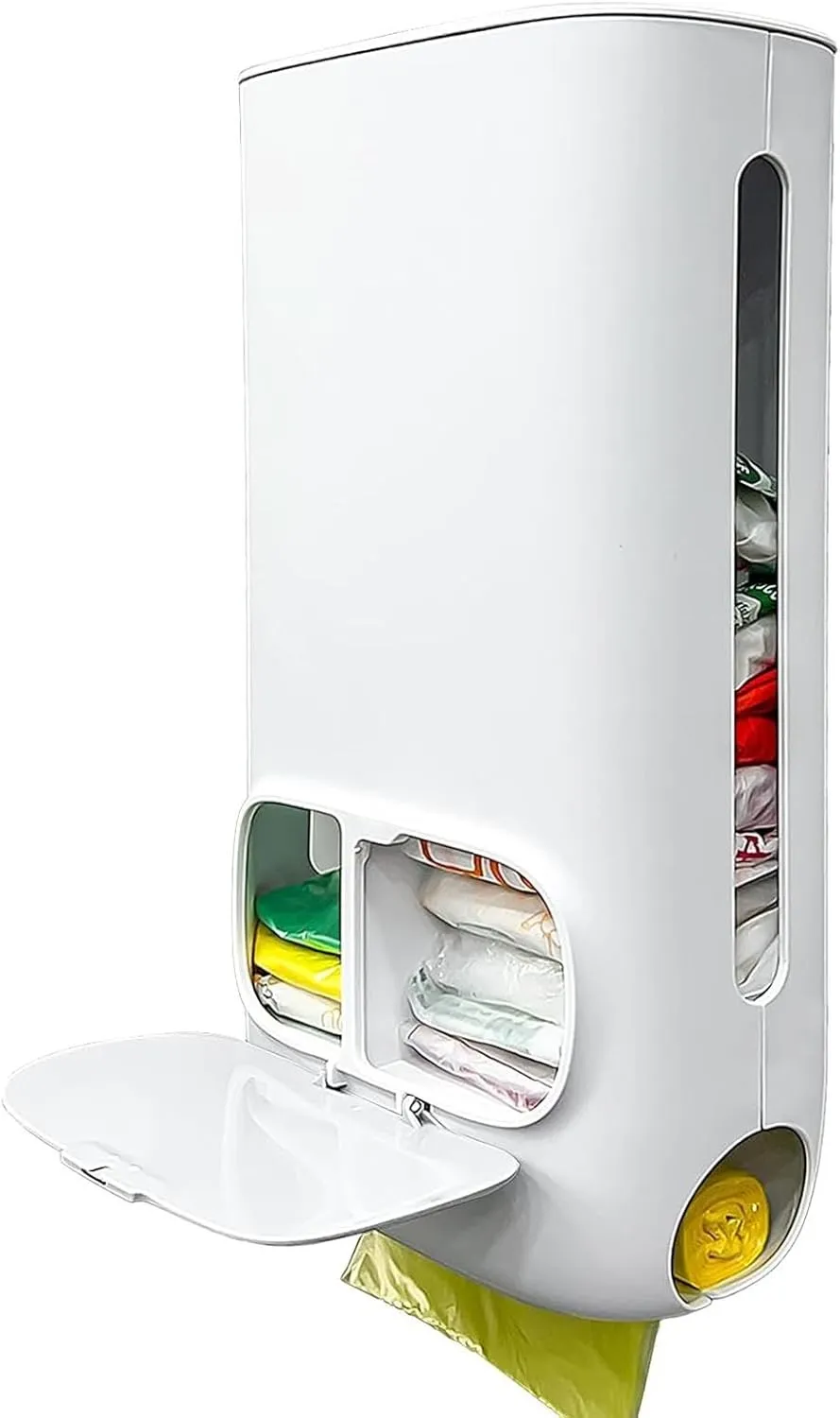 Dispensador de bolsas de comestibles  caja de almacenamiento de ropa interior  soporte para bolsas de basura para armario  despe