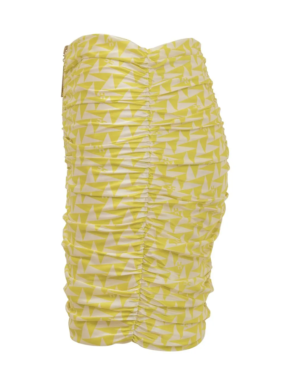 ELISABETTA FRANCHI Miniskirt with Geometric Print