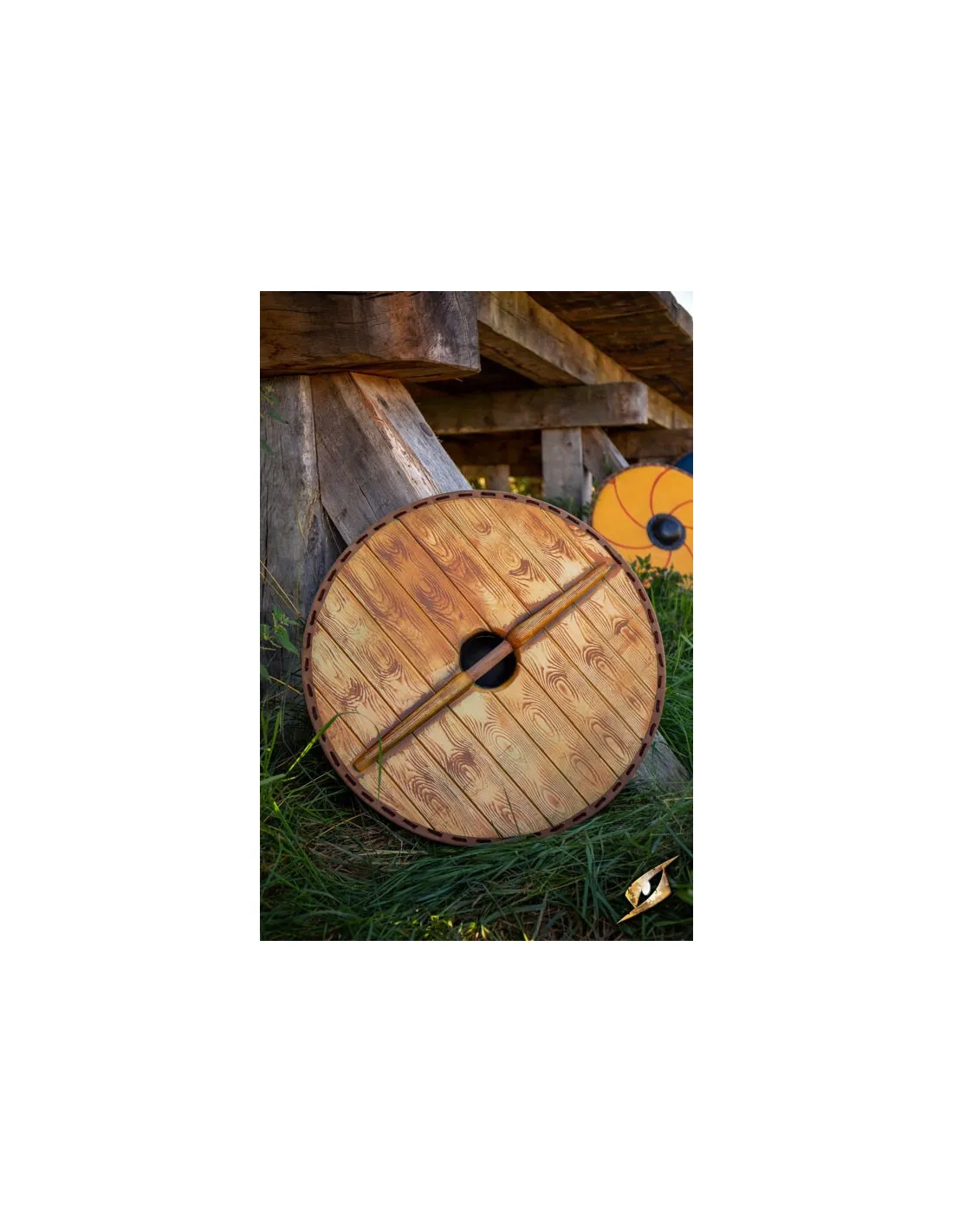 Escudo Vikingo Gastir para LARP (Amarillo)