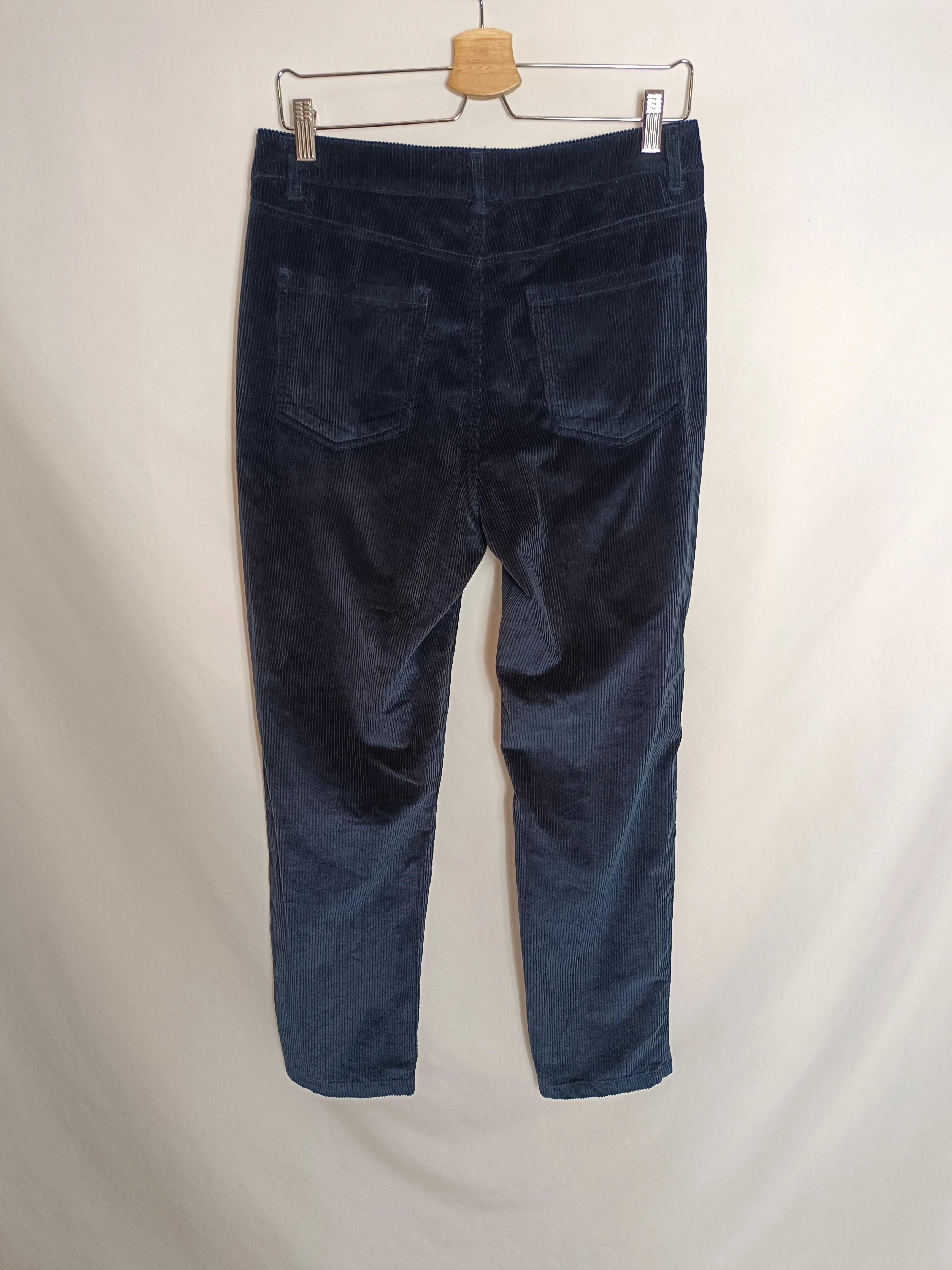 ESE O ESE. Pantalón azul pana T.40