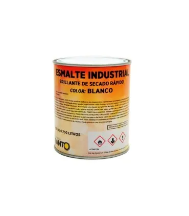 ESMALTE INDUSTRIAL DE SECADO RáPIDO LEPANTO  BLANCO SATINADO 750ML