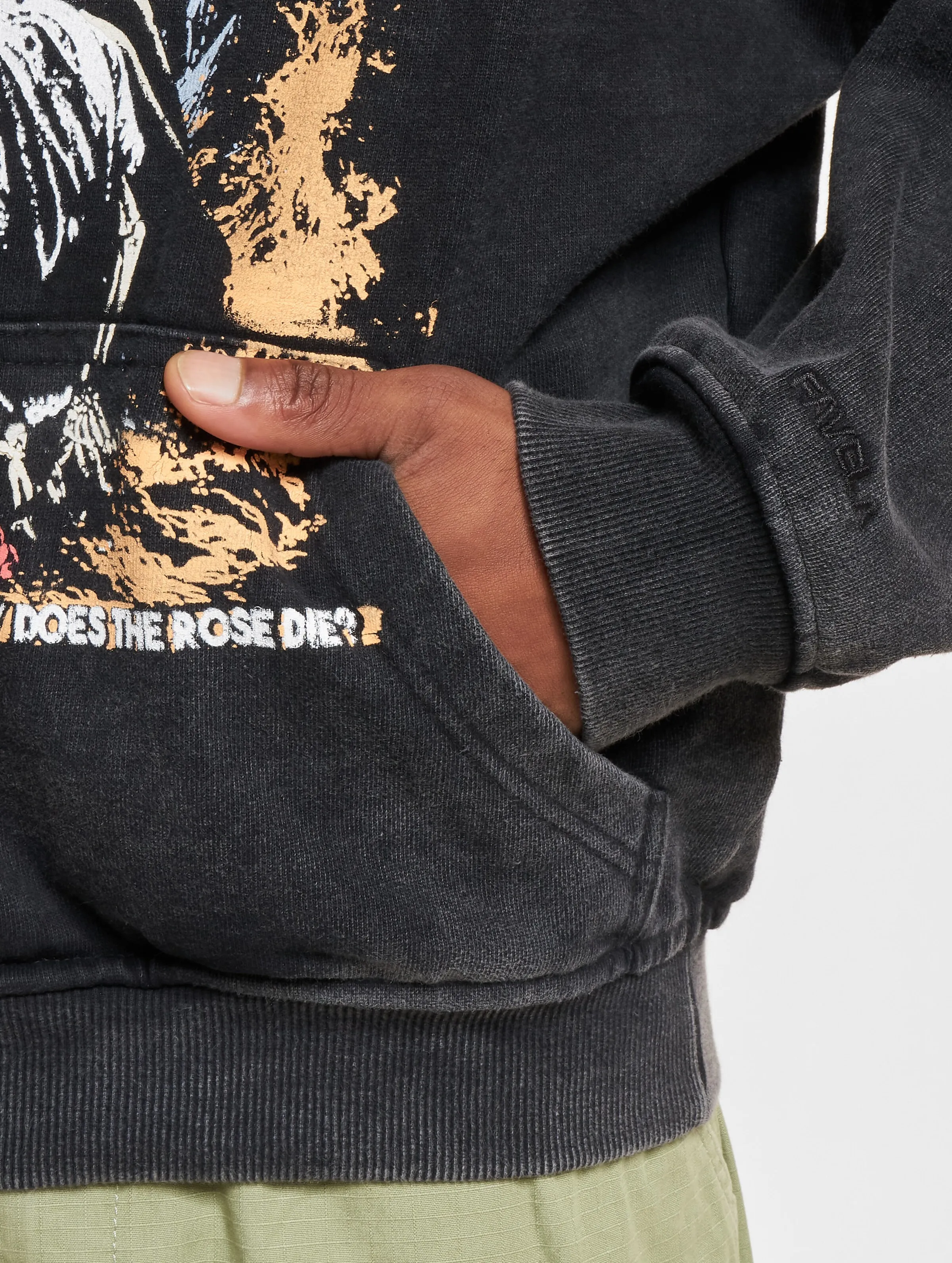 Favela Rose Black Washed