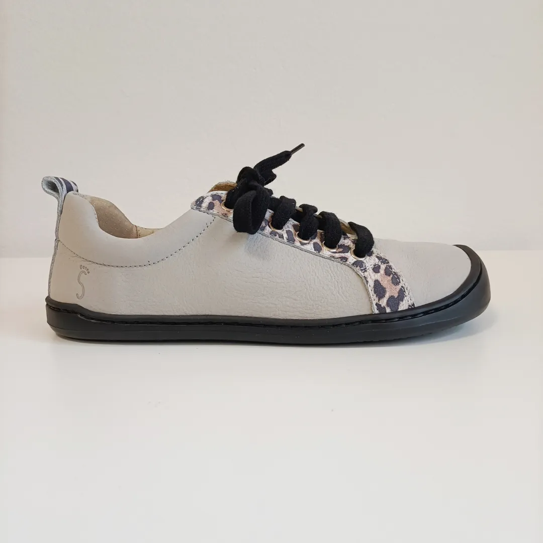 Flexi Nens Zapato Lavanda Guepardo/Gris