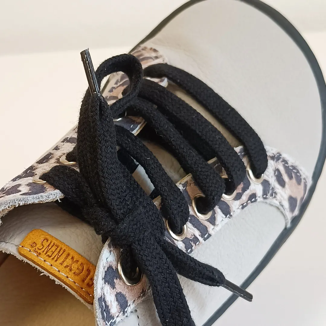Flexi Nens Zapato Lavanda Guepardo/Gris
