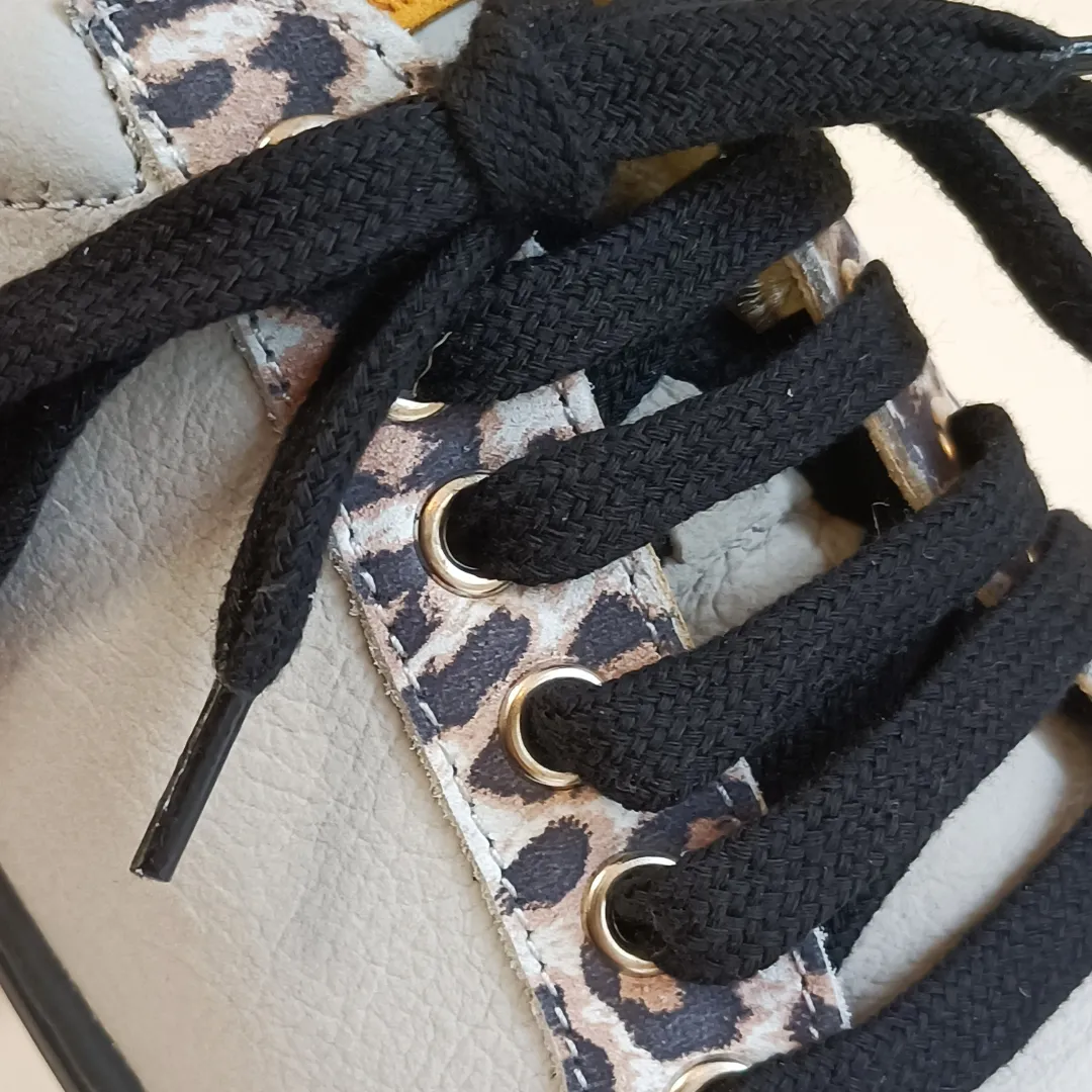 Flexi Nens Zapato Lavanda Guepardo/Gris
