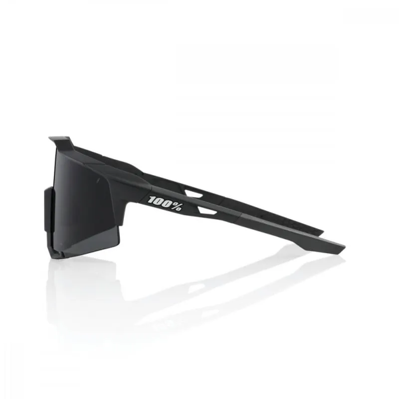 GAFAS DE SOL 100% SPEEDCRAFT (SOFT TACT NEGRO  LENTE HUMO)