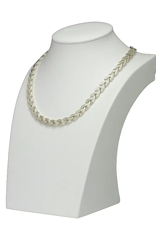 GARGANTILLA PLATA ESLABONES TRENZADOS 126_T1031N43SHSA