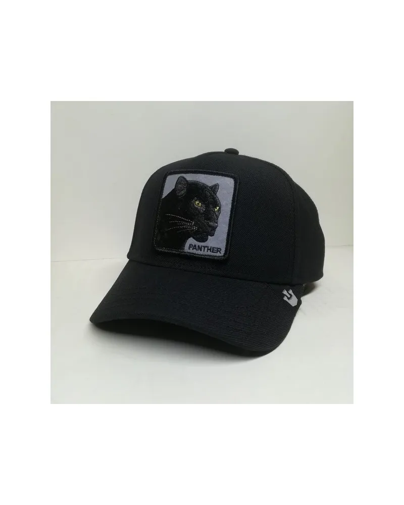 Gorra goorin bros negra pantera panther field wool cap