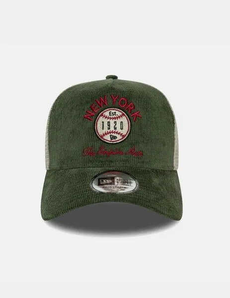 GORRA NEW ERA CORD GRAPHIC TRUCKER NEW ERA  DARK GREEN
