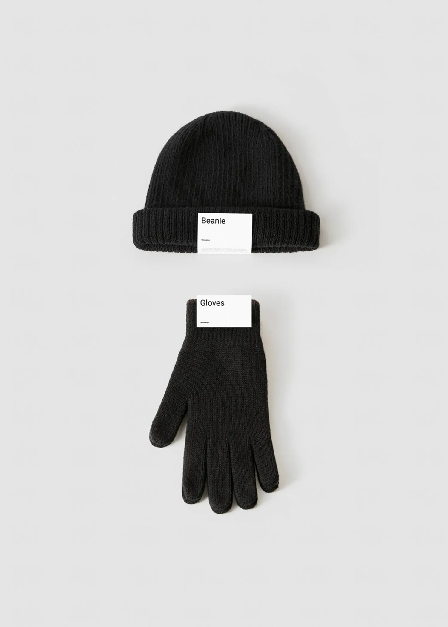 Gorro + Guantes de algodón reciclado