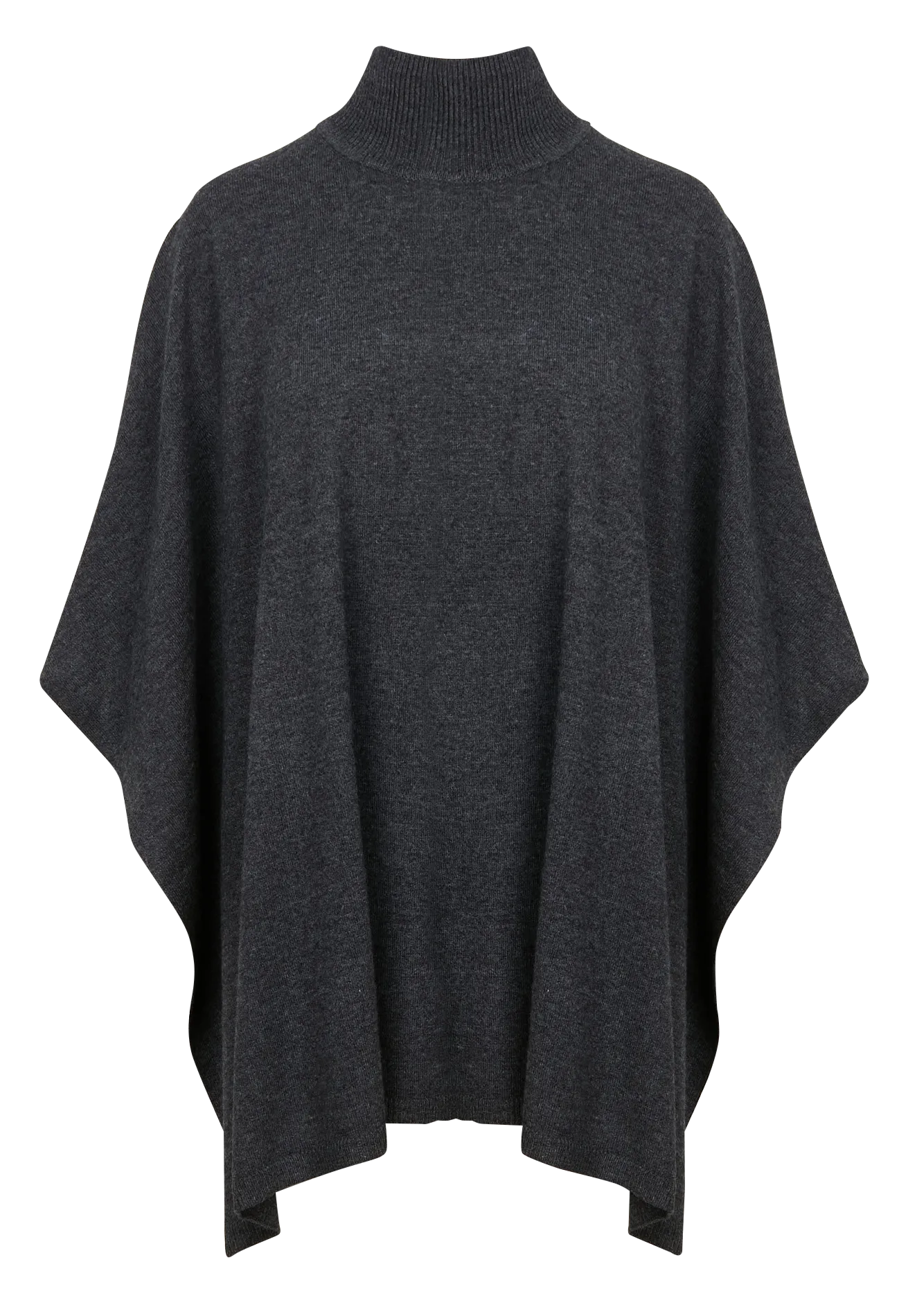 HARRIS WILSON KIARA  PONCHO AMPLIO DE LANA MERINO EN GRIS