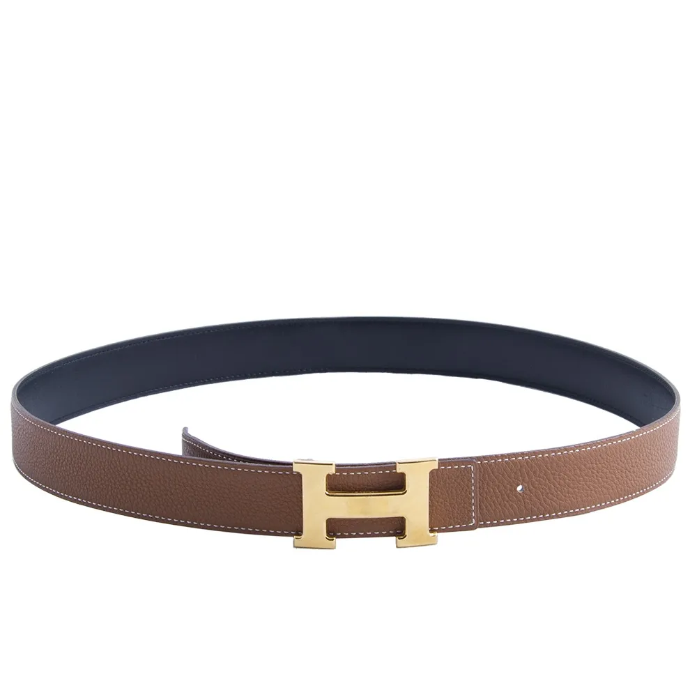 Hermés Cinturón Reversible  T 90